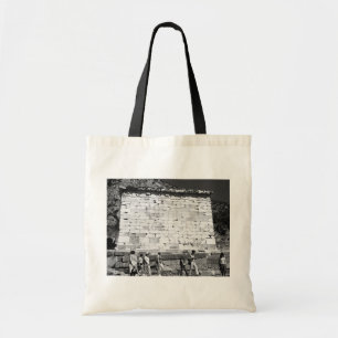 Greece Delphi Athenian Treasury 1970 Tote Bag