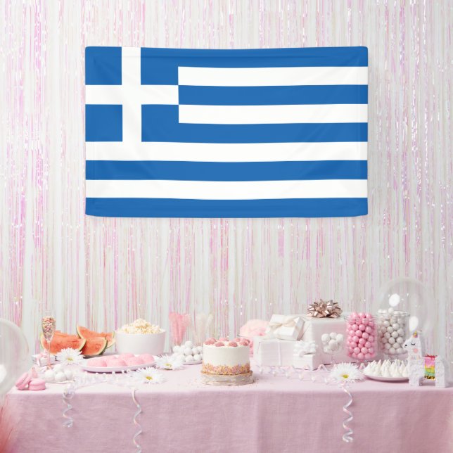 Greece flag banner (Party)