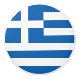 Greece flag  ceramic knob
