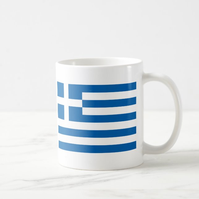 Greece Flag Coffee Mug (Right)