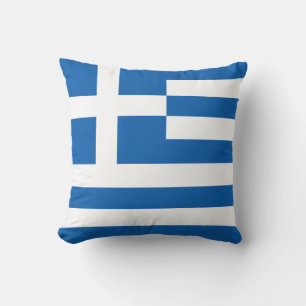 Greece Flag Cushion
