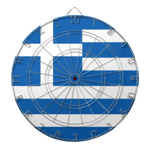 Greece Flag Dartboard