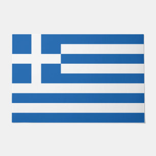 Greece flag doormat