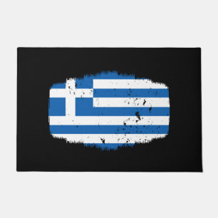 Greece Flag Doormat