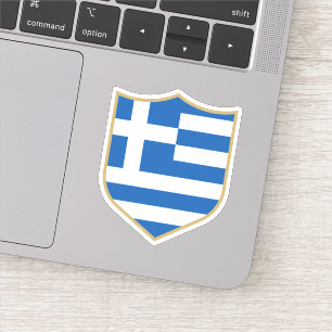 Greece Flag Emblem Patriotic Travel