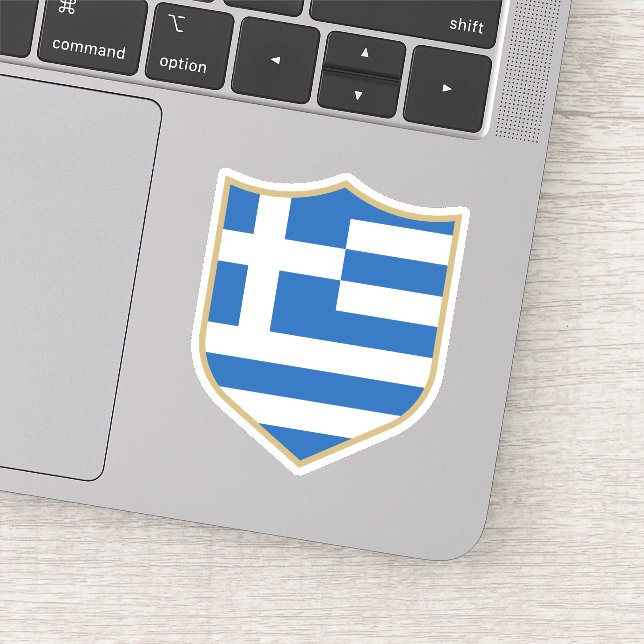 Greece Flag Emblem Patriotic Travel (Detail)