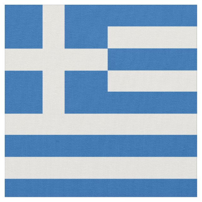 Greece flag fabric (Close Up)