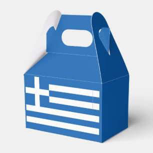 Greece flag favour box
