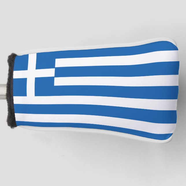 Greece Flag Golf Head Cover (Front)