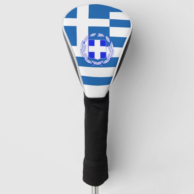 Greece flag golf head cover (Front)