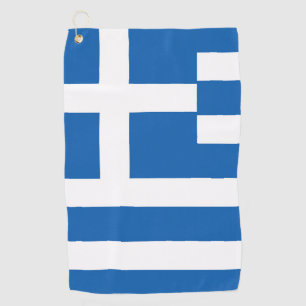 Greece Flag Golf Towel