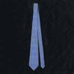 Greece Flag Honeycomb Tie<br><div class="desc">This attractive design consists of a hexagonal pattern formed from the flag of Greece.</div>