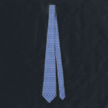 Greece Flag Honeycomb Tie<br><div class="desc">This attractive design consists of a hexagonal pattern formed from the flag of Greece.</div>