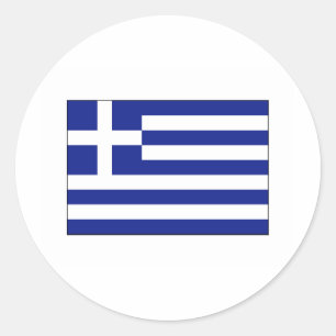Greece FLAG International Classic Round Sticker