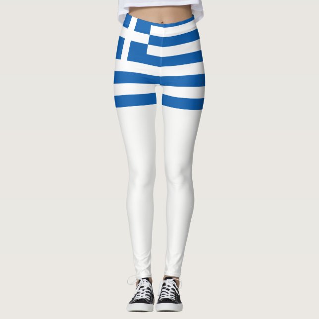 Greece flag leggings (Front)