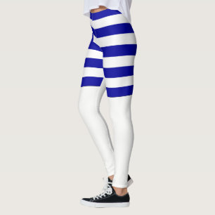 Greece flag leggings