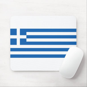 Greece flag mouse pad