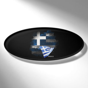 Greece flag name tag