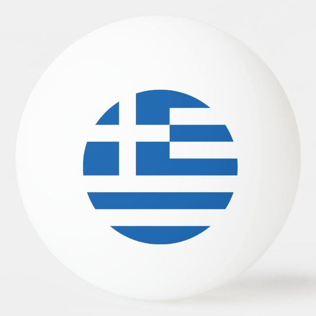 Greece Flag Ping Pong Ball (Front)