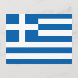 Greece Flag Postcard