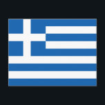 Greece Flag Postcard<br><div class="desc">Postcard  with the Flag of Greece.</div>