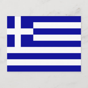 Greece Flag Postcard