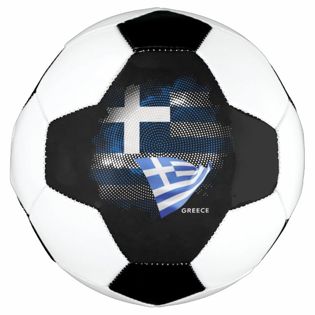 Greece flag soccer ball (Front)