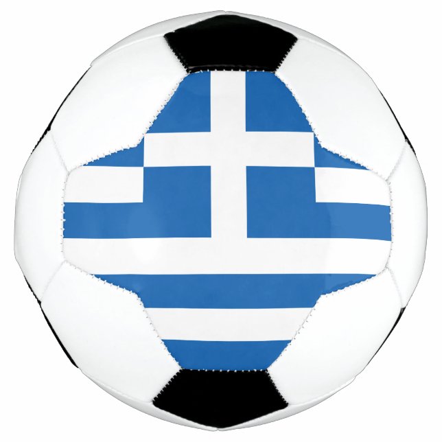 Greece Flag Soccer Ball (Front)