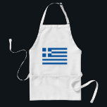 Greece Flag Standard Apron<br><div class="desc">Patriotic flag of Greece.</div>