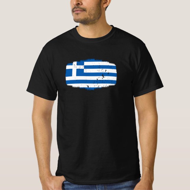 Greece Flag T-Shirt (Front)