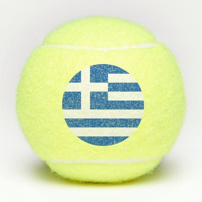 Greece Flag Tennis Balls (Front)