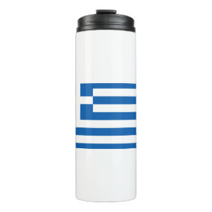 Greece Flag Thermal Tumbler