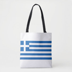 Greece flag tote bag