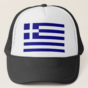 Greece-Flag Trucker Hat