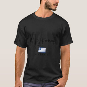Greece Flag Vacation Island Mykonos T-Shirt