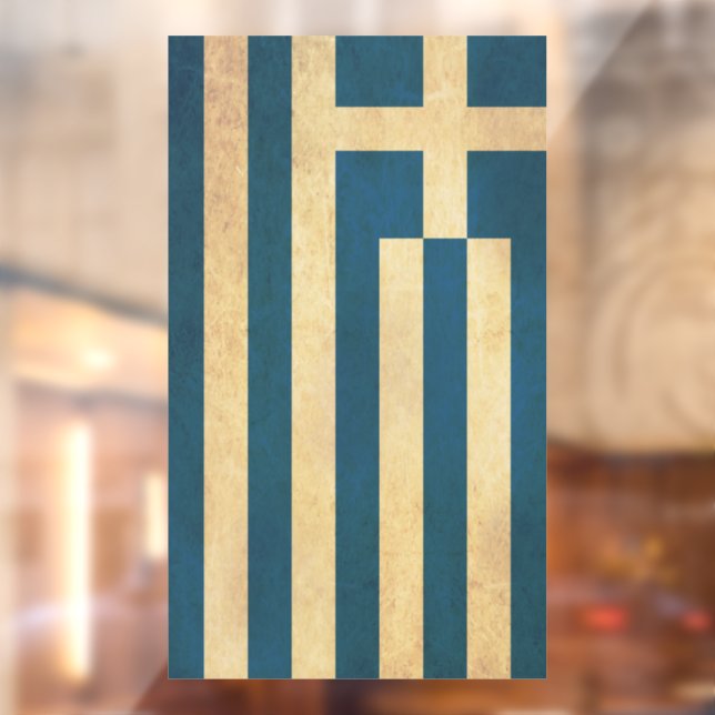 Greece Flag Vintage Design (Sheet 2)