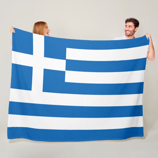 Greece Fleece Blanket (In Situ)