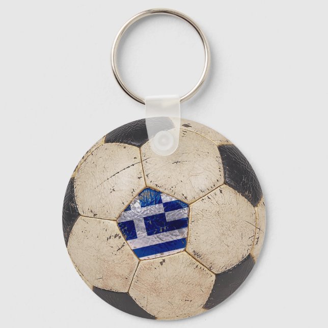 Greece Football Key Ring (Front)