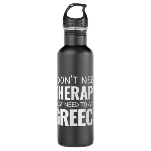 Greece for Greek Souvenir Gift for Greece Trip 710 Ml Water Bottle