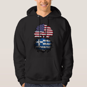Greece Greek American USA United States America Hoodie