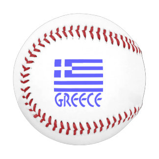 Greece Greek Flag Blue Personalisation Baseball