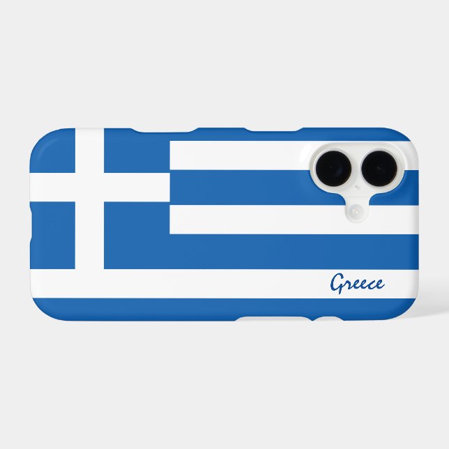 Greece & Greek Flag fashion, travel / sports (Back (Horizontal))