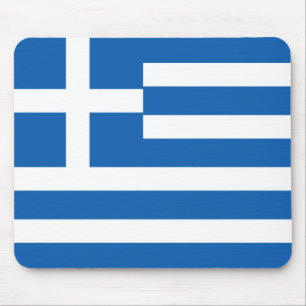 Greece (Greek) Flag Mouse Pad
