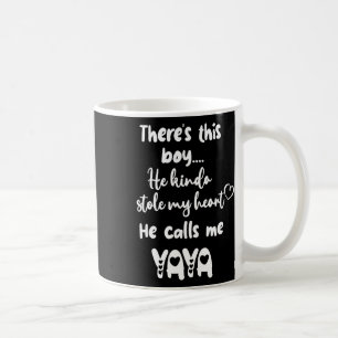 Greece Greek Grandma Grandmother This Boy Calls Me Coffee Mug