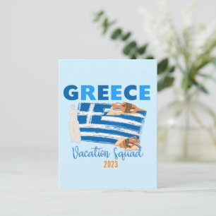 Greece Greek Vacation Europe Travel  Postcard