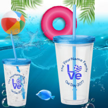 Greece Heart Flag Blue LOVE Personalised