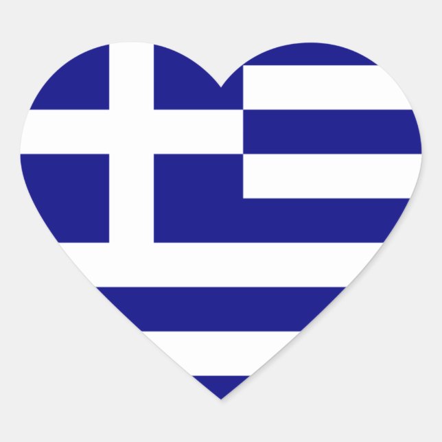 greece heart sticker (Front)