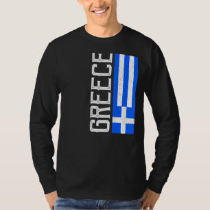Greece Heritage Pride Country Support Greek Flag T-Shirt