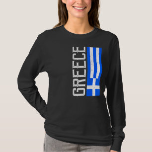 Greece Heritage Pride Country Support Greek Flag T-Shirt