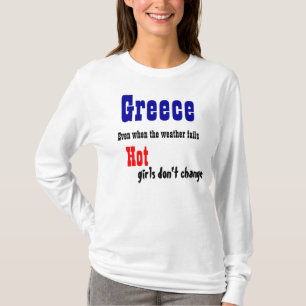 Greece hot girls t-shirts